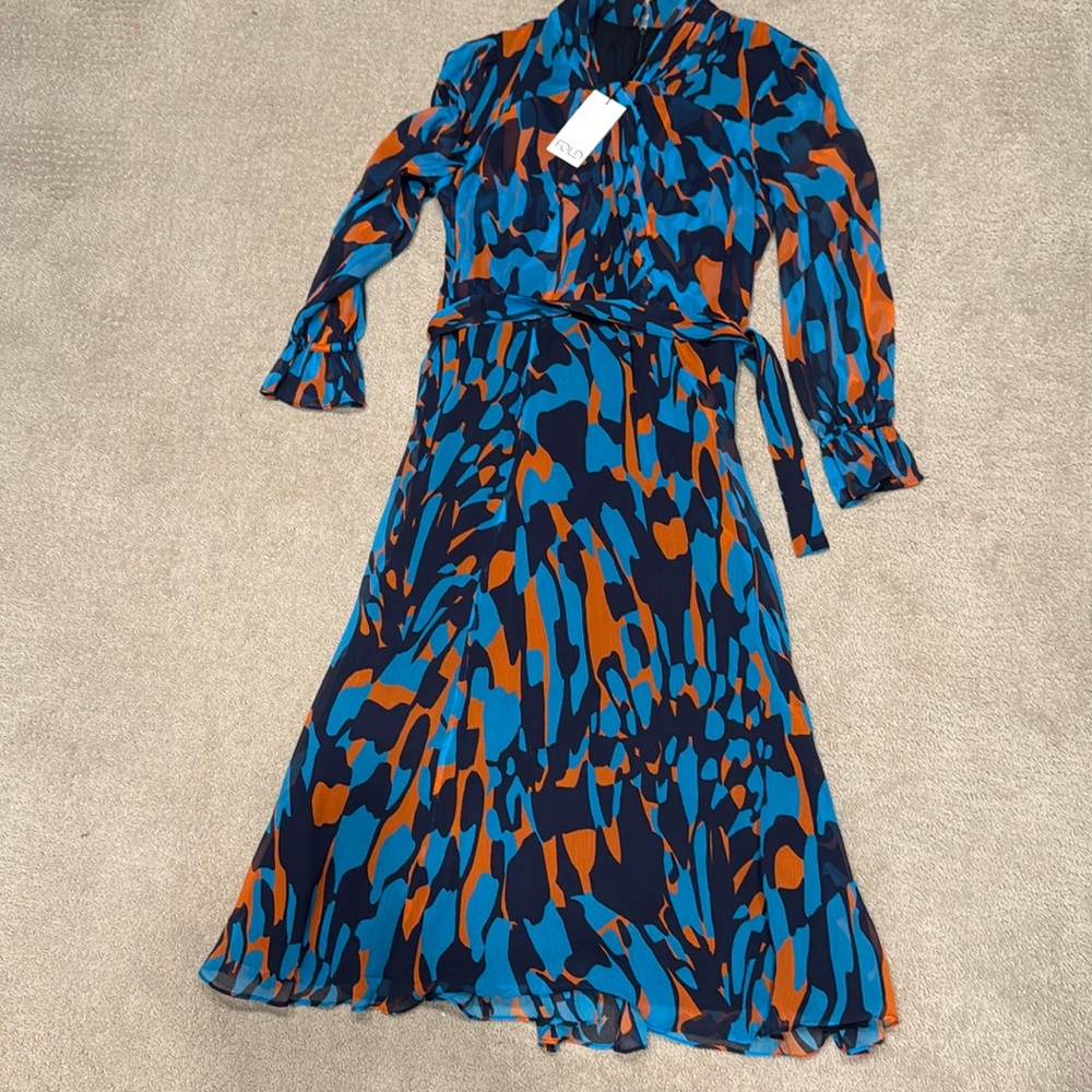 NWT The Fold Silk Dress